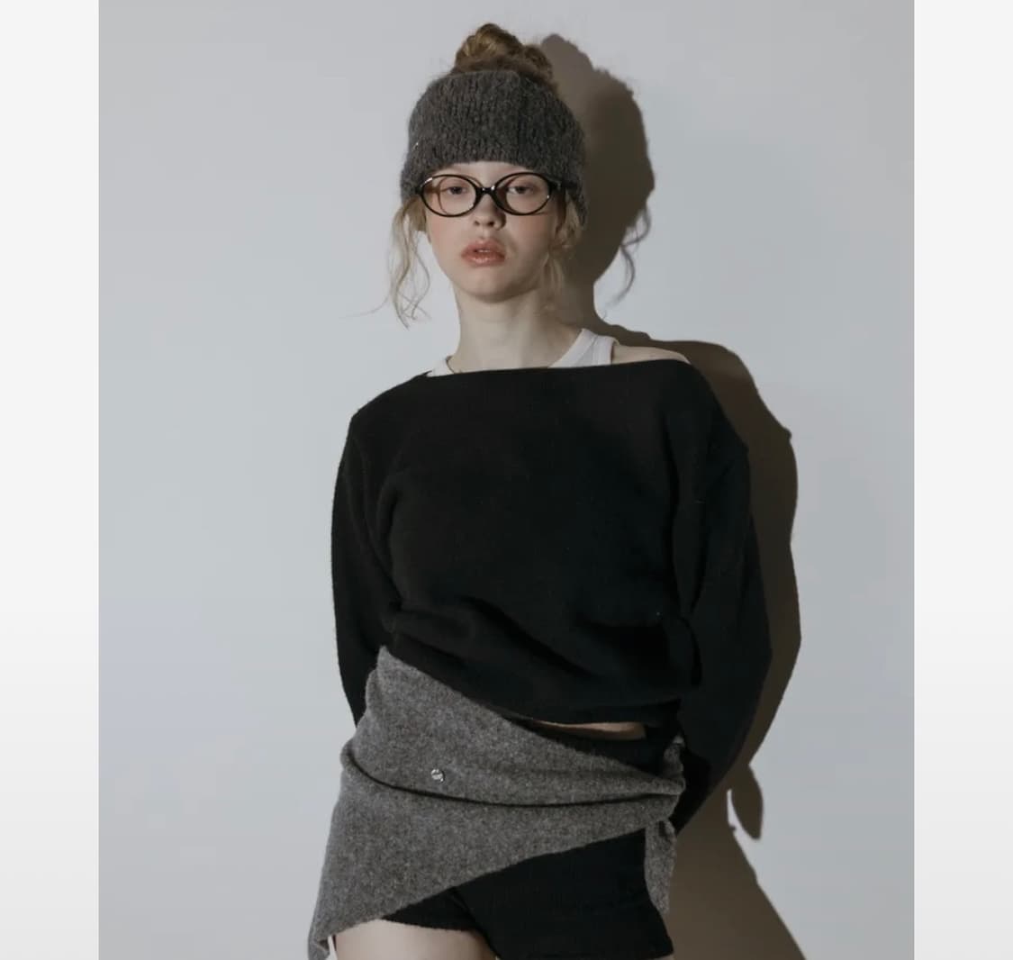 뉴욕웍스 코인 헤어밴드 반다나 챠콜 상품이미지2