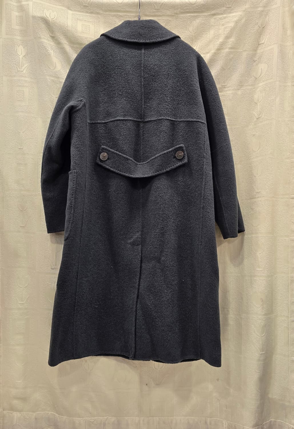 거의새거) 소울 SO.WOOL 핸드메이드 더블 버튼 양모 롱 코트 L(1 상품이미지6