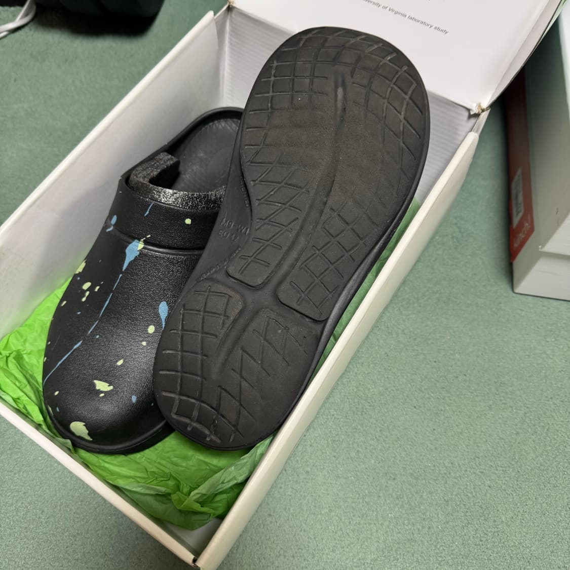 우포스 x 디스이즈네버댓 클로그 블랙 270 size 상품이미지3