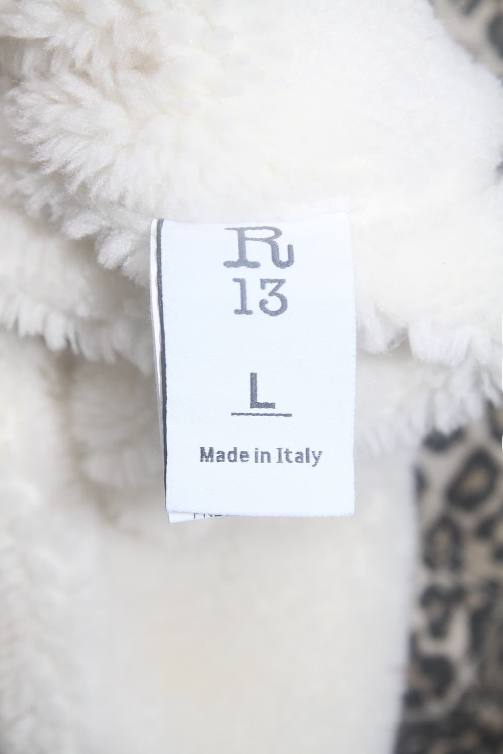 R13 알썰틴 21FW 레오파드 퍼 코트 상품이미지8