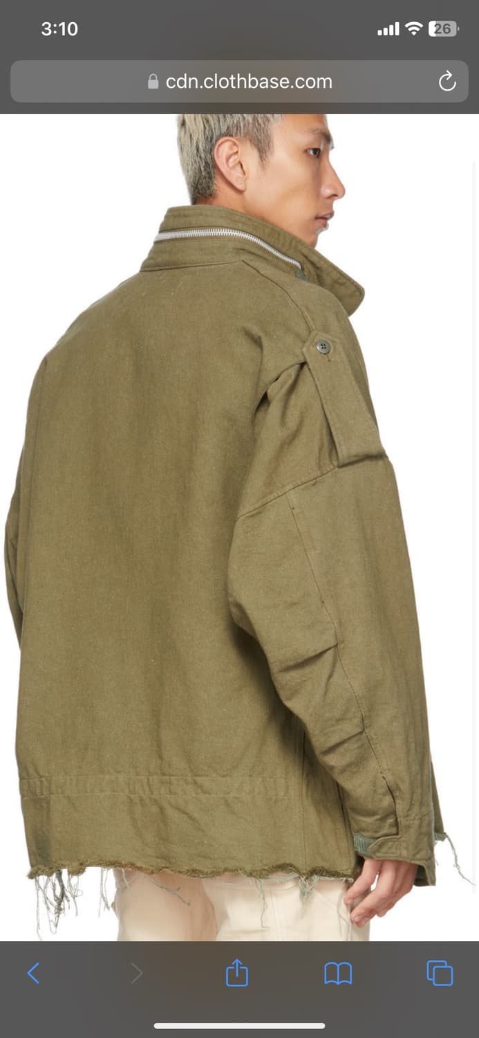 더블렛 실크 트윌 밀리터리 블루종 상품이미지2