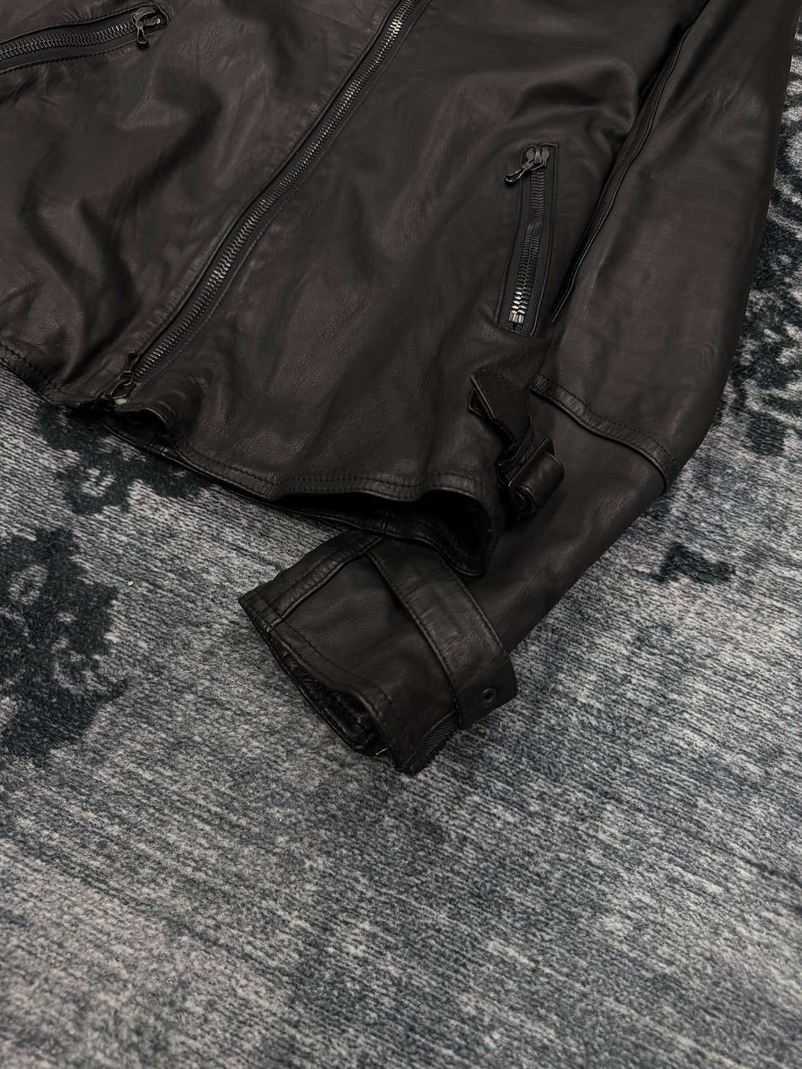 Shellac cow skin fur rider jacket 상품이미지7