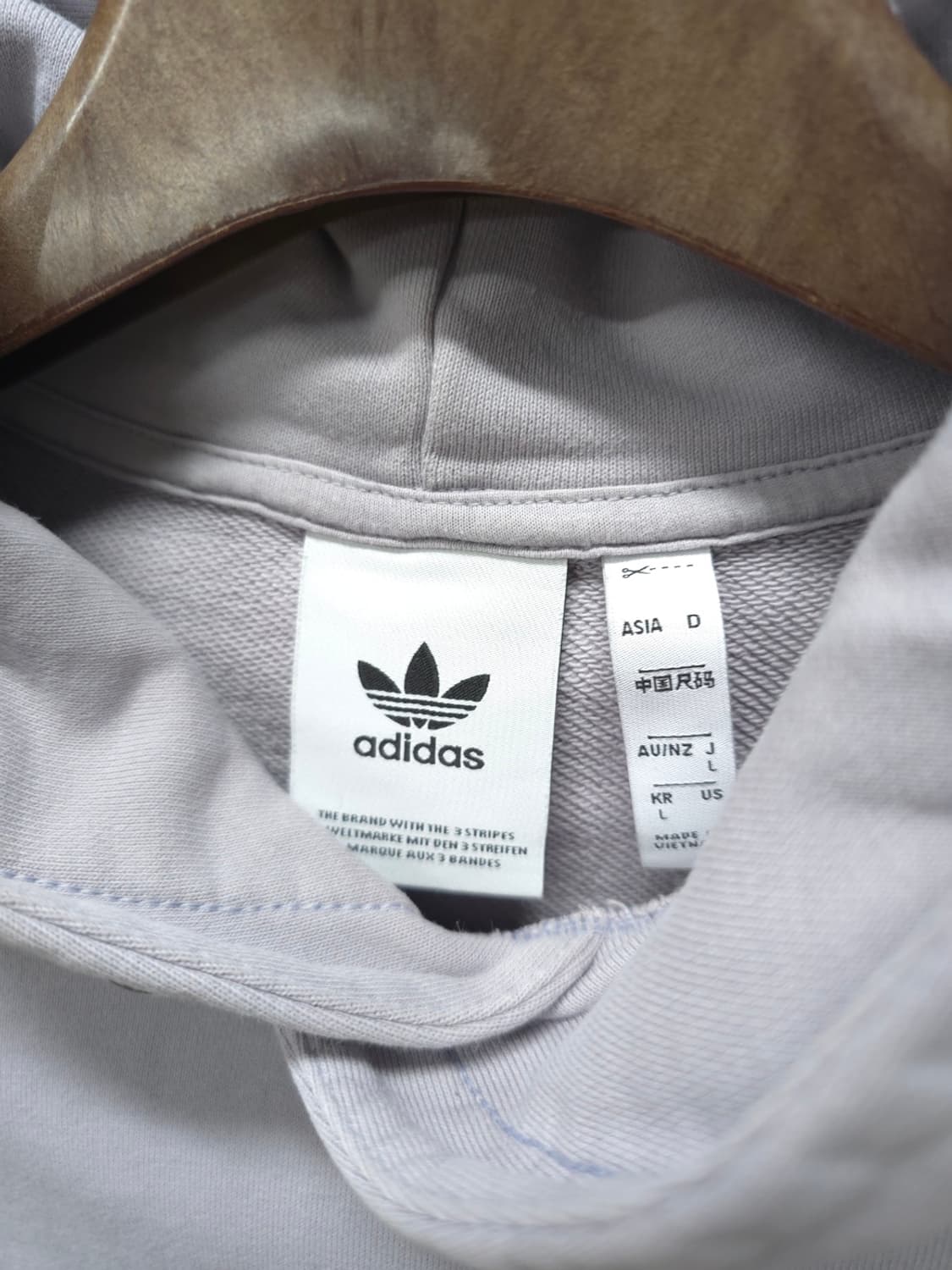 아디다스 VALIDE 레터링 디테일 포인트 후드티 상품이미지3