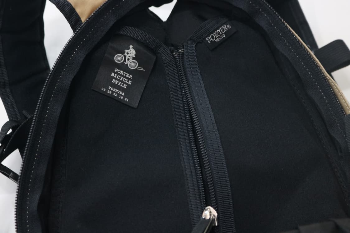 포터 바이시클 스타일 베이지 테크니컬 백팩 상품이미지8