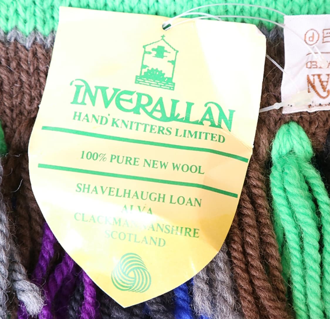 
  inverallan 인버알란 울100% 핸드메이드 롱 머플러 상품이미지8