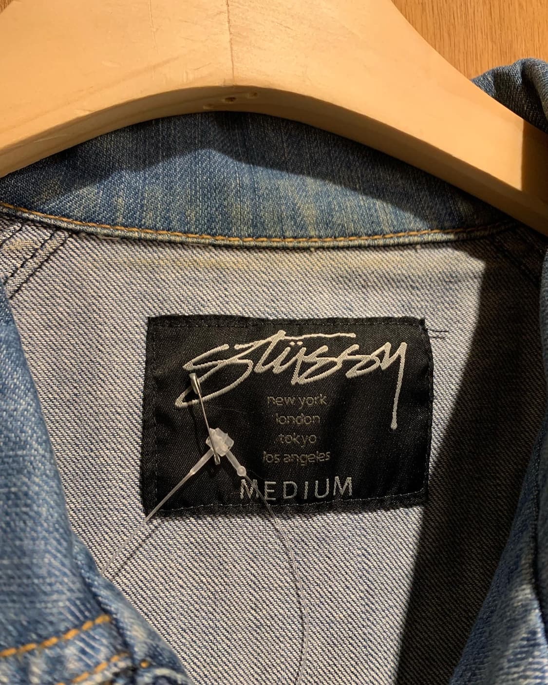 스투시 데님 투톤 재킷 상품이미지6