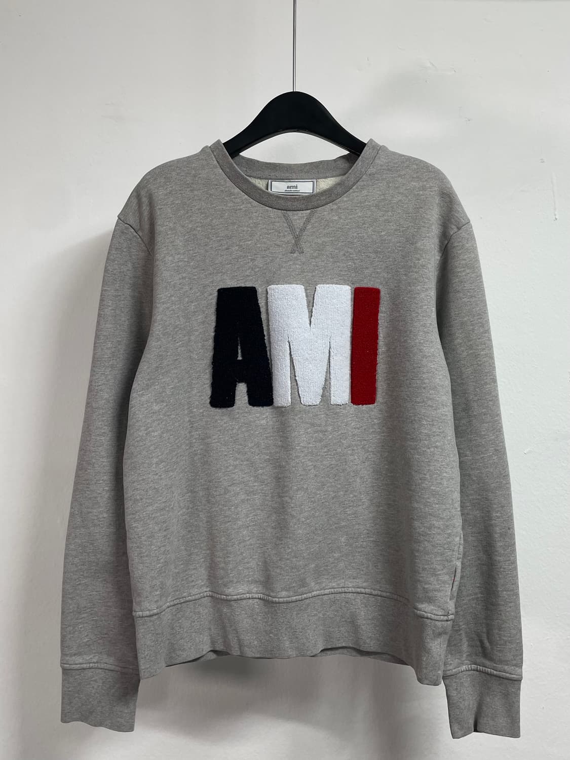 아미 빅로고 그레이 맨투맨 (on.427)  상품이미지1