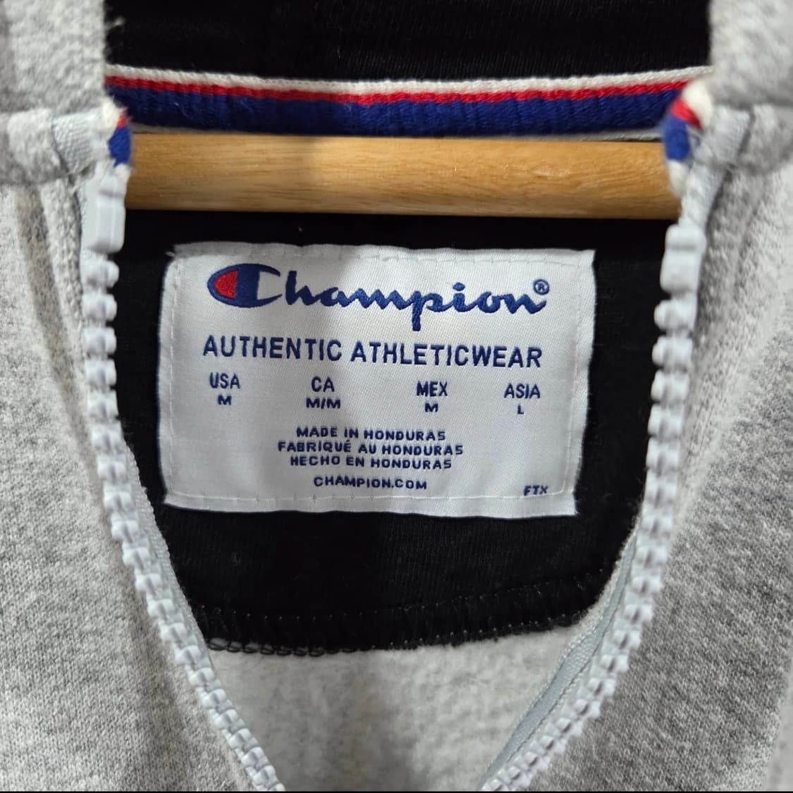 챔피온 기모 후드집업 L 상품이미지3