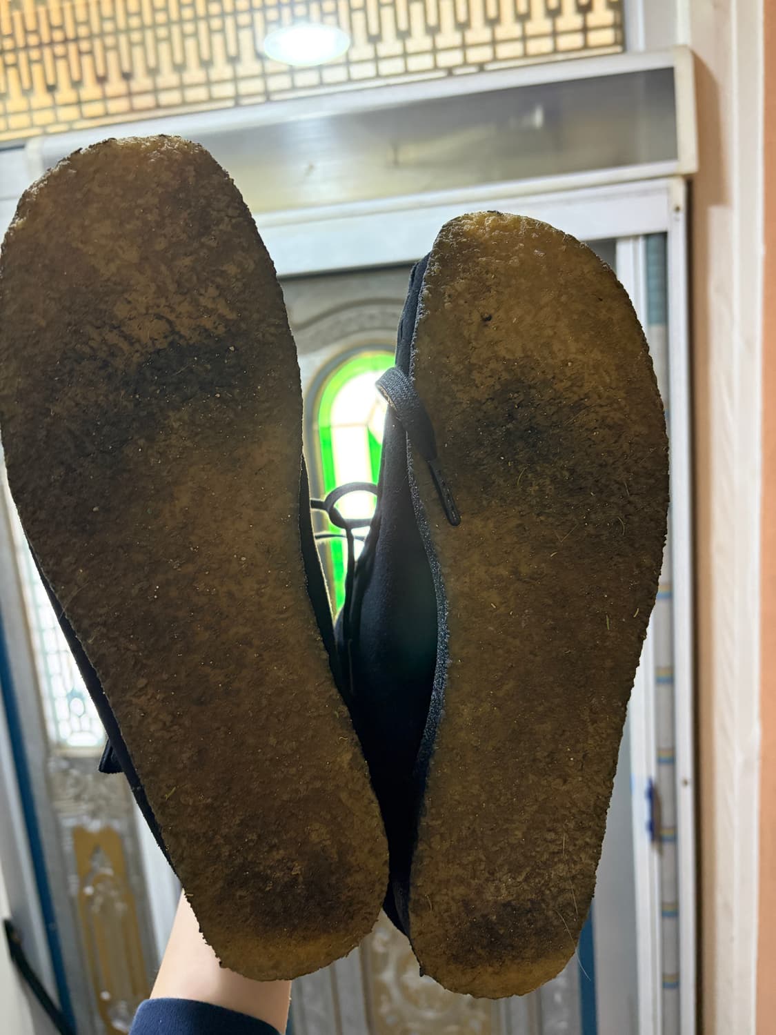 클락스 왈라비 하이 블랙 255 uk7 상품이미지2