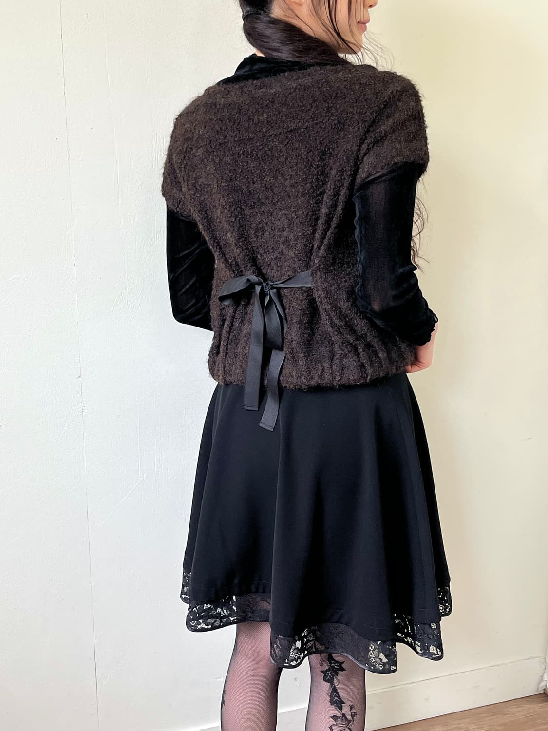 IKUKO 백 로브 스웨터 상품이미지5