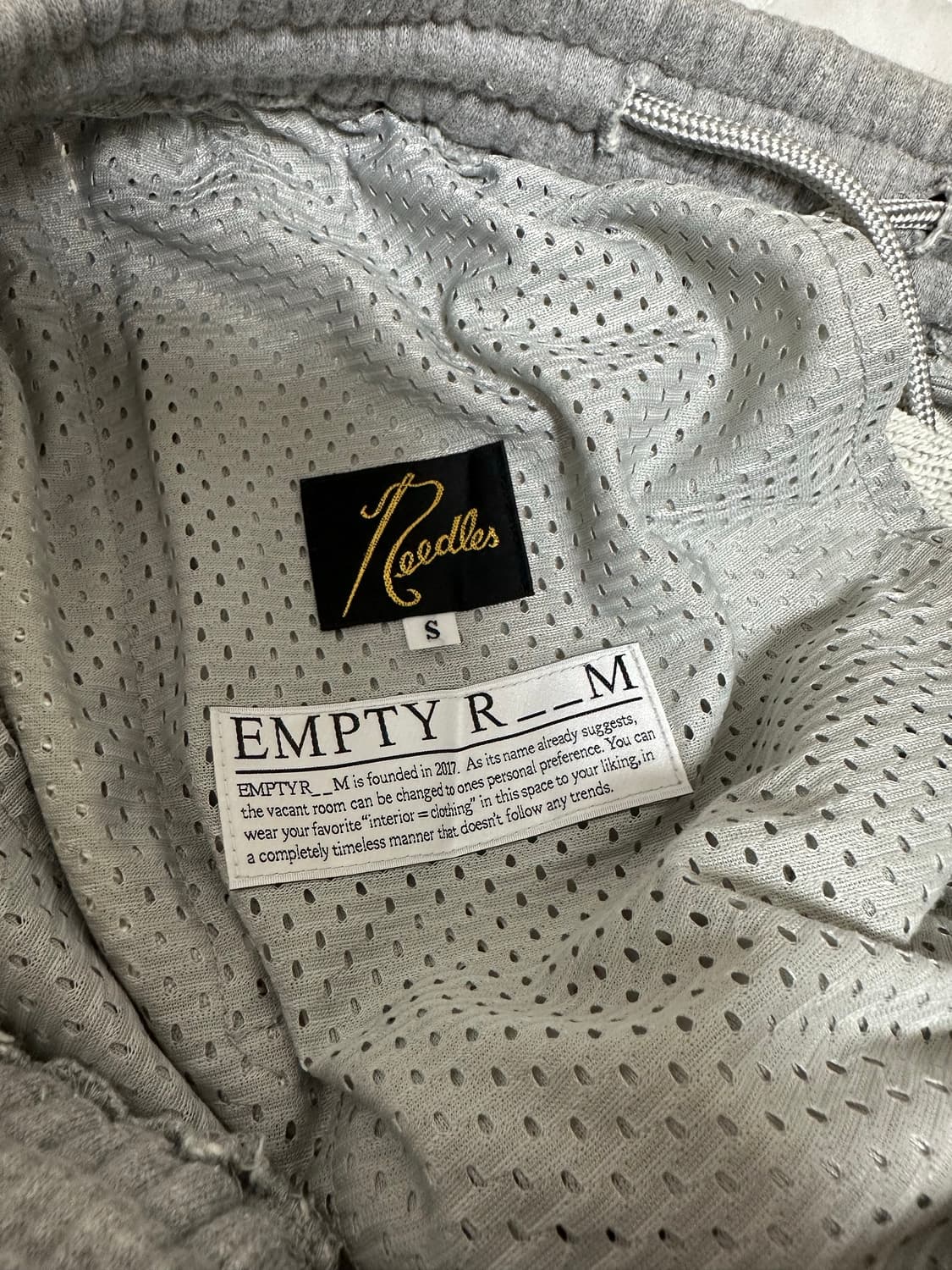 니들스 X 엠티 룸 스웻팬츠 S 상품이미지5