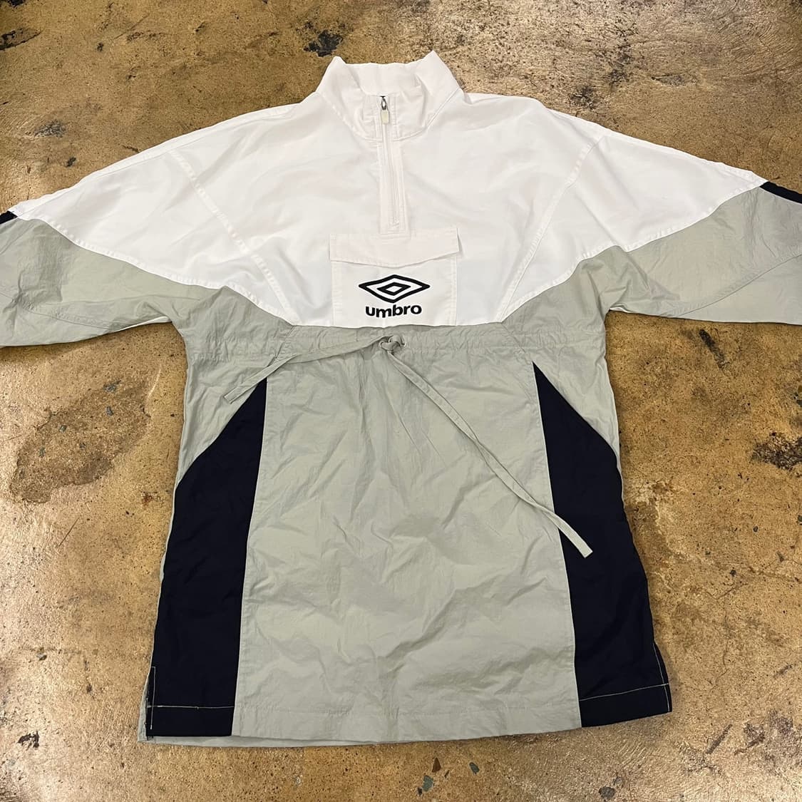 [정품/85] 엄브로 컬러블록 아노락 바람막이 b14 상품이미지3