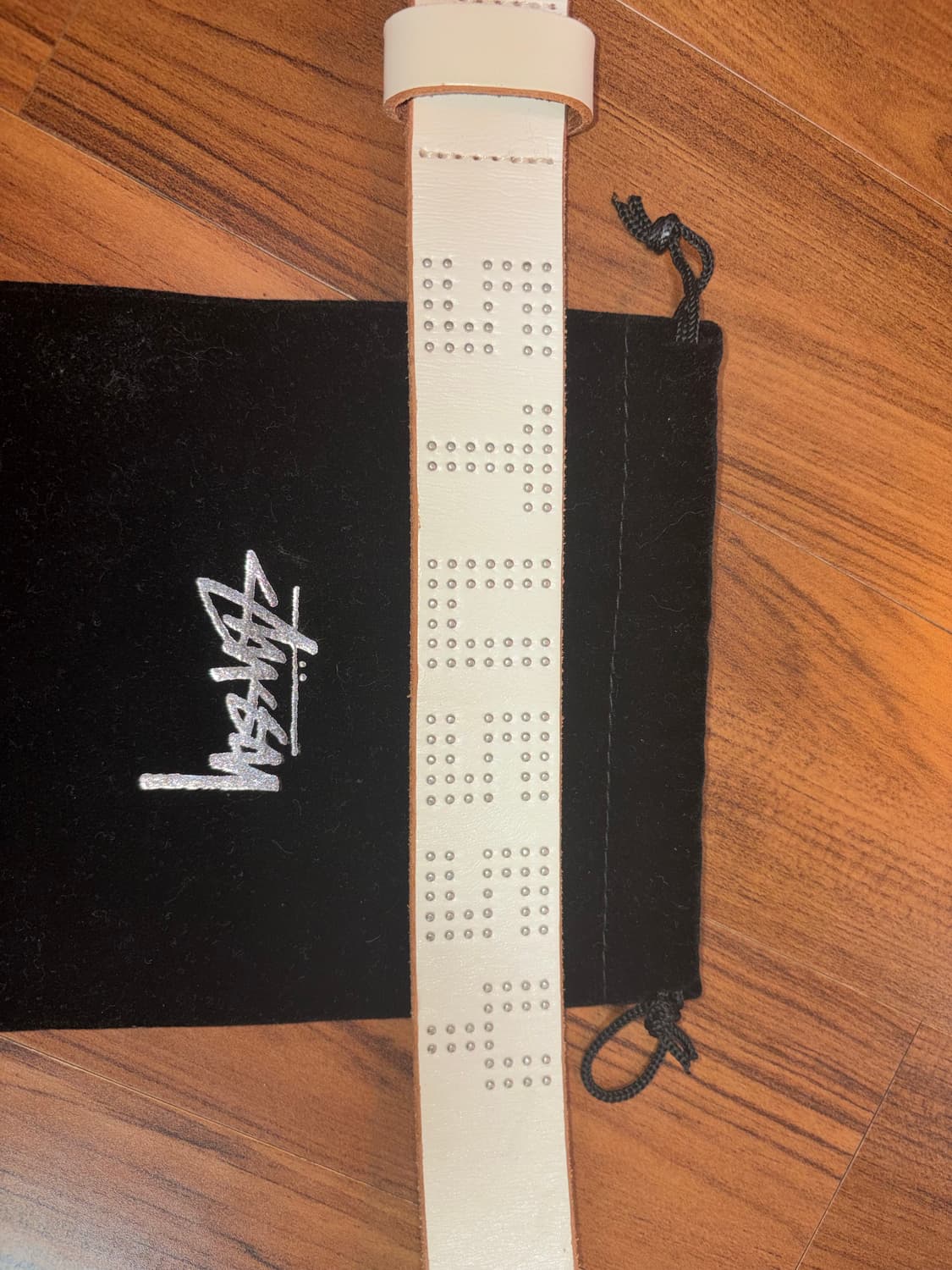 스투시 스터드 레더 벨트 본 L/XL 상품이미지2