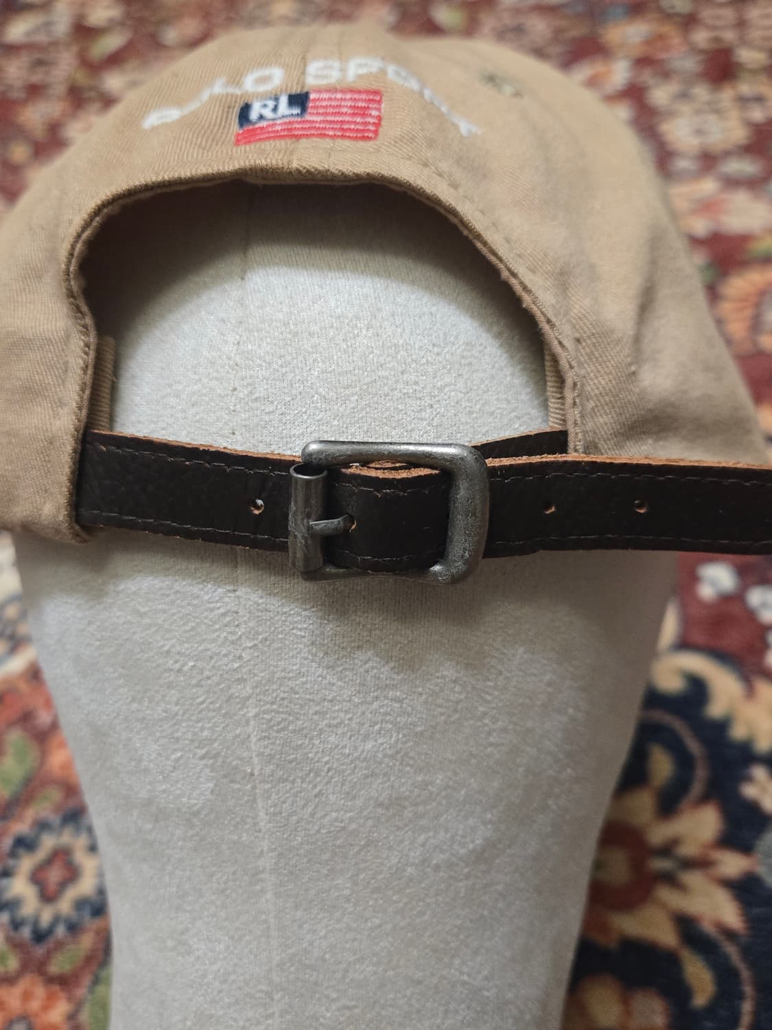 Polo Ralph Lauren 90s 폴로스포츠 빈티지 캡 레더스트랩 상품이미지5