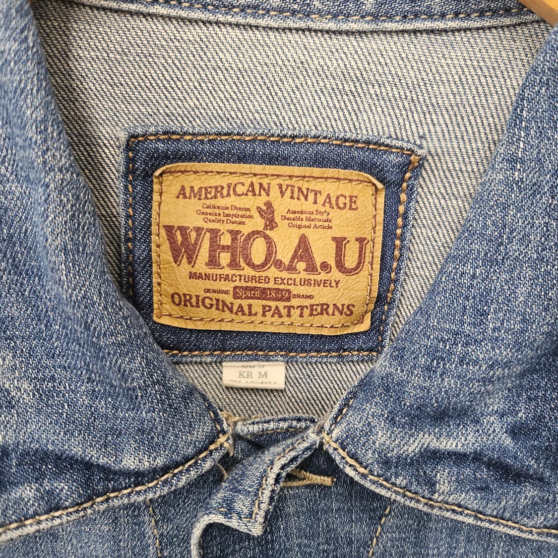WHO.A.U 후아유 빈티지 워싱 데님자켓 상품이미지4