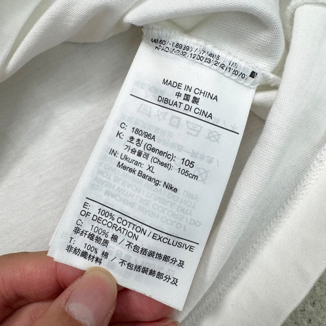 NIKE 조던 반팔 티 화이트 XL 상품이미지6