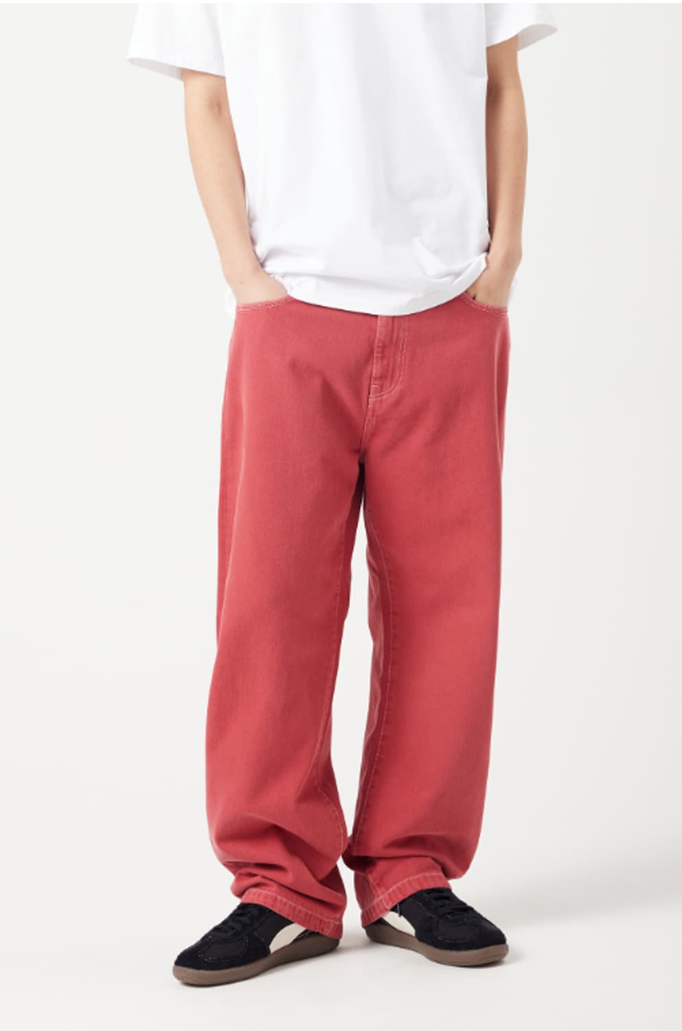 칼하트 wip 랜든 팬츠 landon pants 핑크 30 상품이미지4