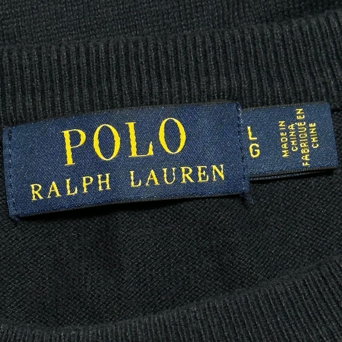 폴로랄프로렌 네이비 꽈배기 니트 상품이미지4