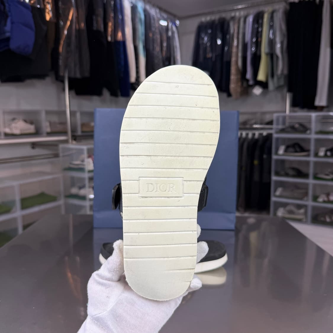 [리오브] 디올 오블리크 알파 샌들 슬리퍼 상품이미지3