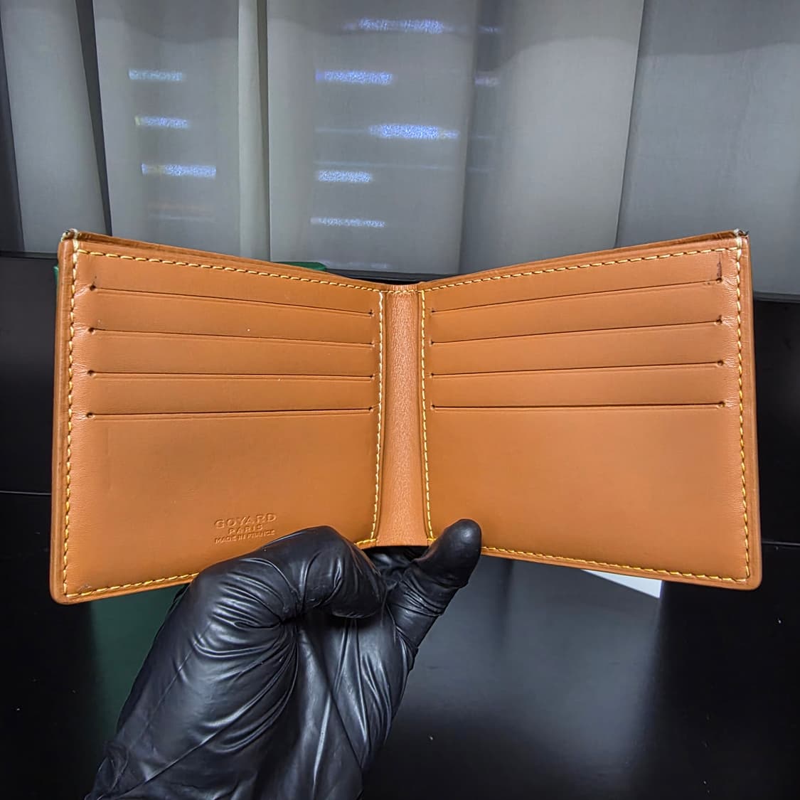 {클로젯}[마카쥬]고야드 빅투와르 블랙&탄 반지갑 상품이미지5