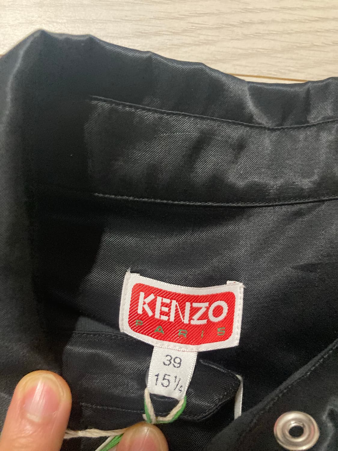 겐조 플라워 자수 웨스턴 셔츠 블랙 39 팝니다 상품이미지3