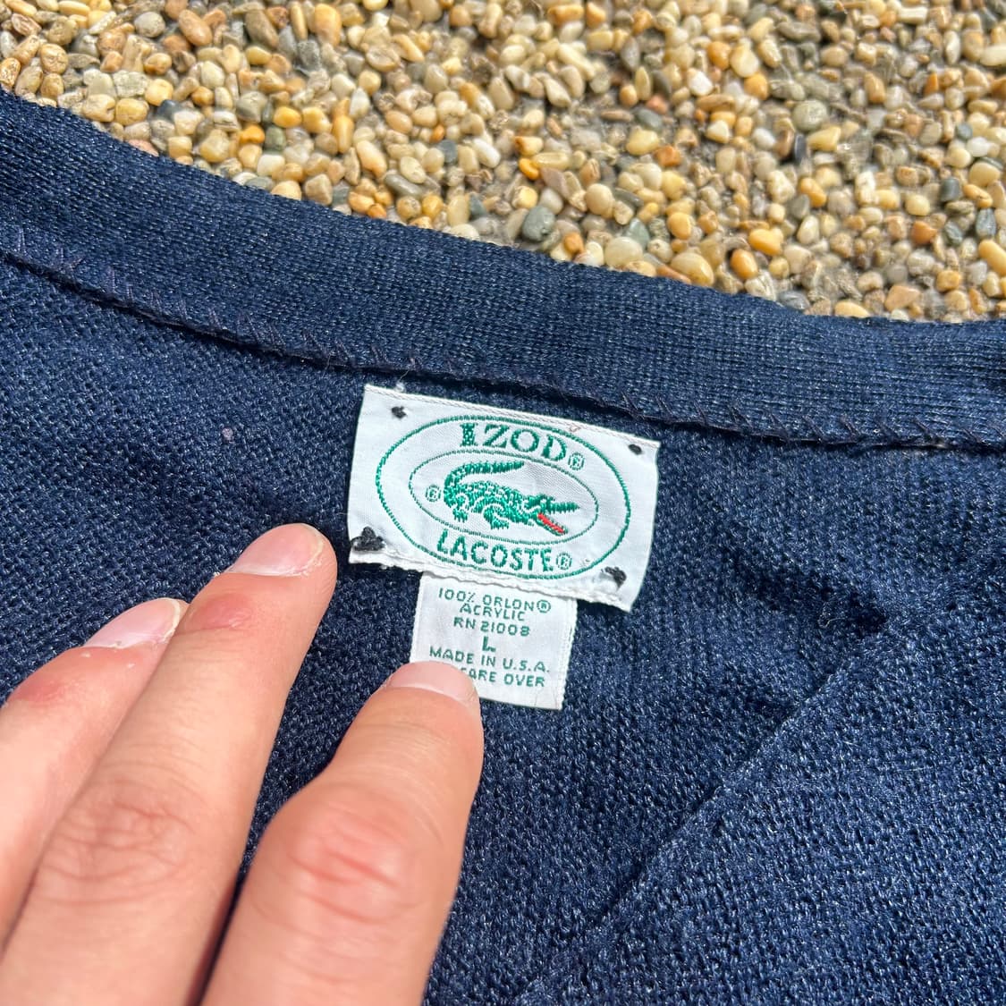 라코스테 80S IZOD 아크릴 가디건 상품이미지4