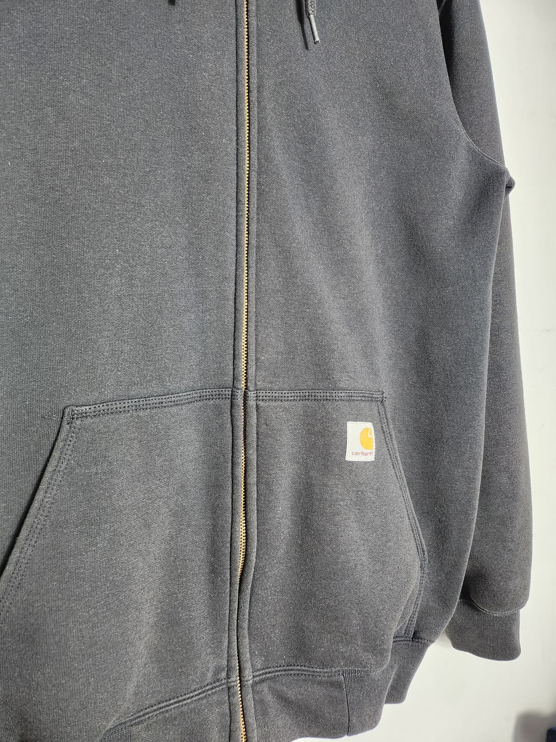 칼하트 블랙 후드 집업 상품이미지3