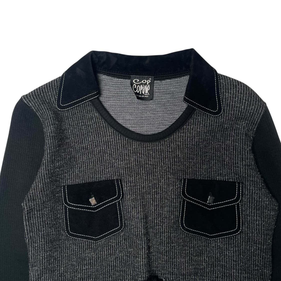 Cop copine 스웨이드 포인트 롱슬리브 (france made) 상품이미지3