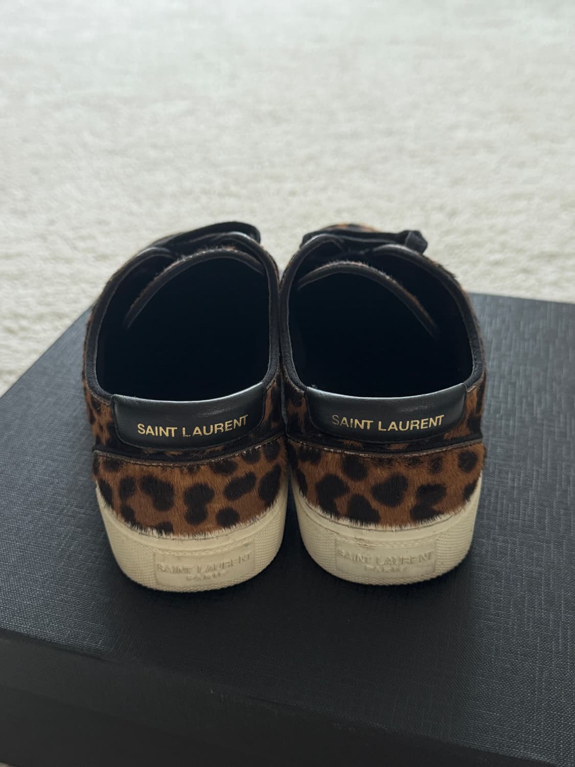 🖤 생로랑(Saint Laurent) 송치 레오파드 스니커즈 상품이미지5