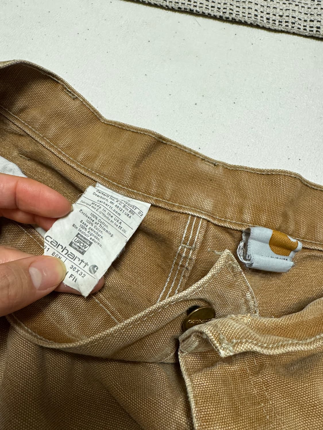 칼하트 리얼데미지 더블니 32 상품이미지4