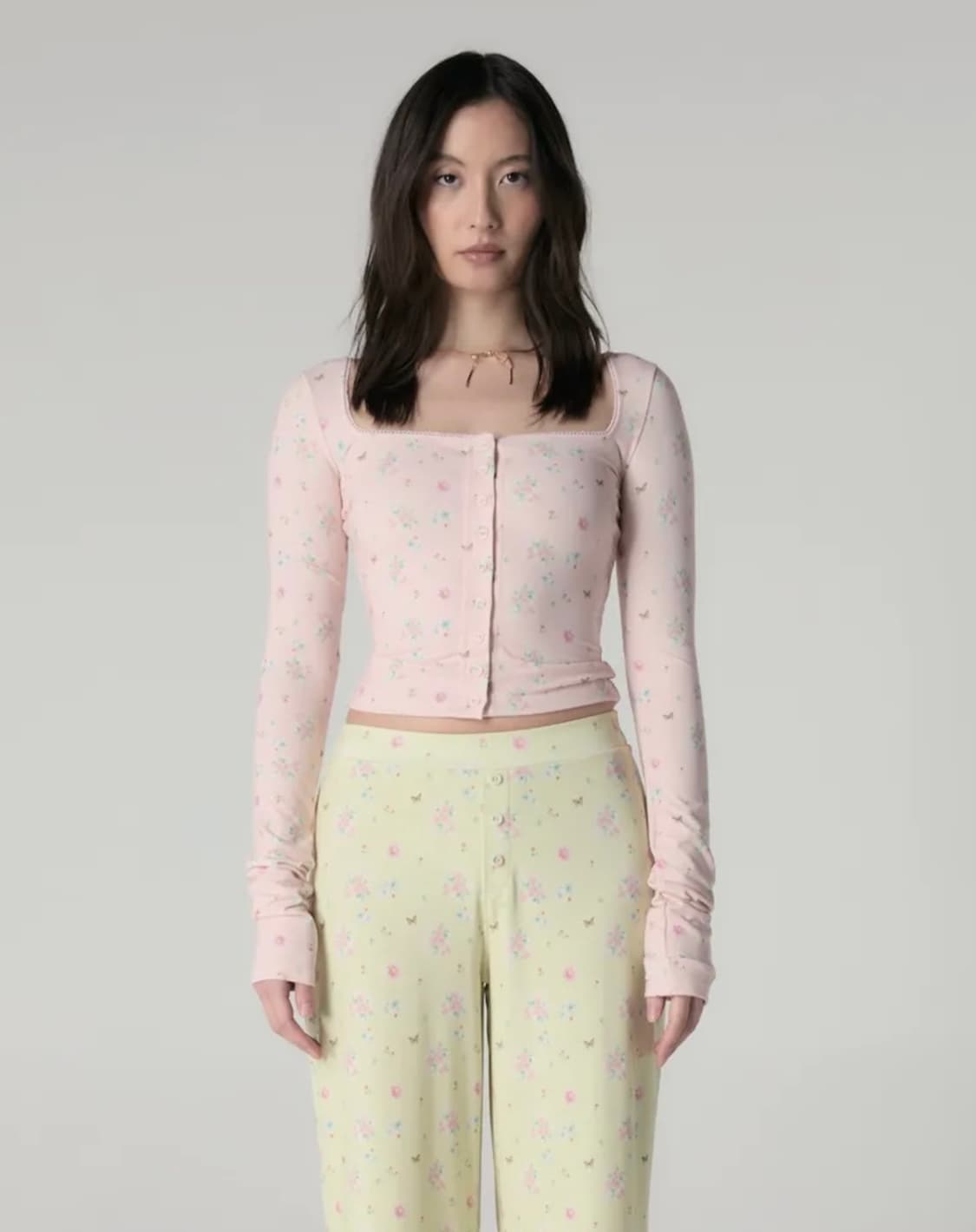 GLOWNY MELLOW BUTTON CARDIGAN M 상품이미지2