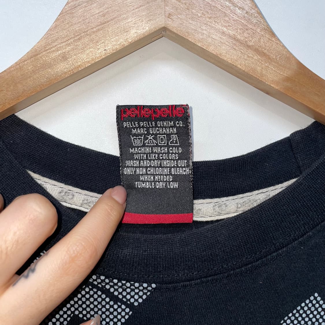 pellepelle 올오버 로고 반팔 티셔츠 상품이미지7