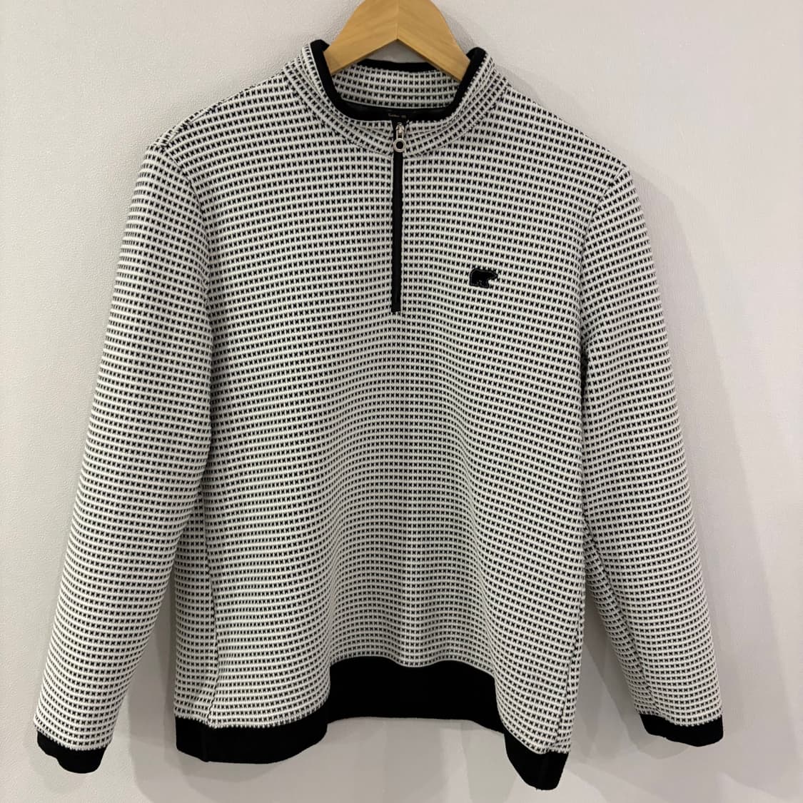 잭니클라우스 하프집업 패턴 니트 105 상품이미지1