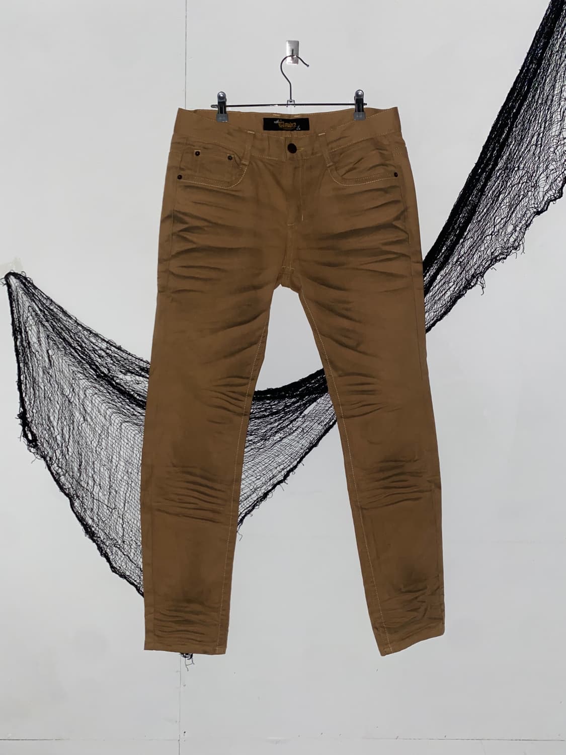 ꒰ঌ 이글 크로스 자수 패치워크 팬츠 ໒꒱ 상품이미지2