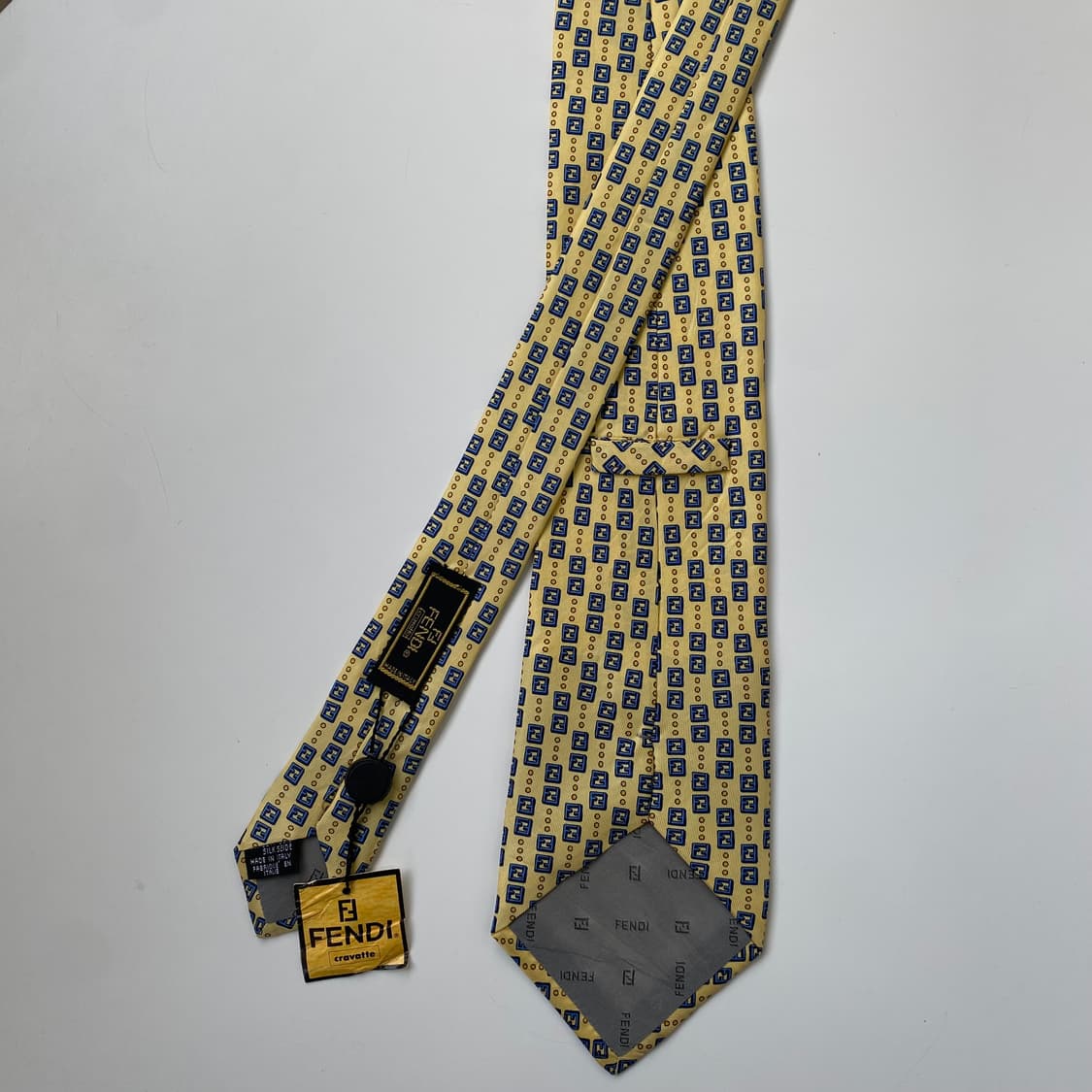 택달린 펜디 (FENDI) FF 모노그램 정품 명품 넥타이 상품이미지3