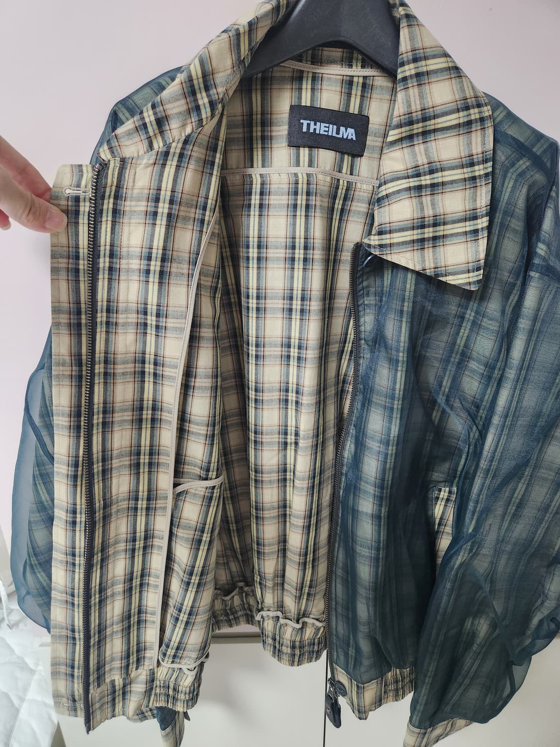 더일마 시에 체크점퍼 상품이미지5