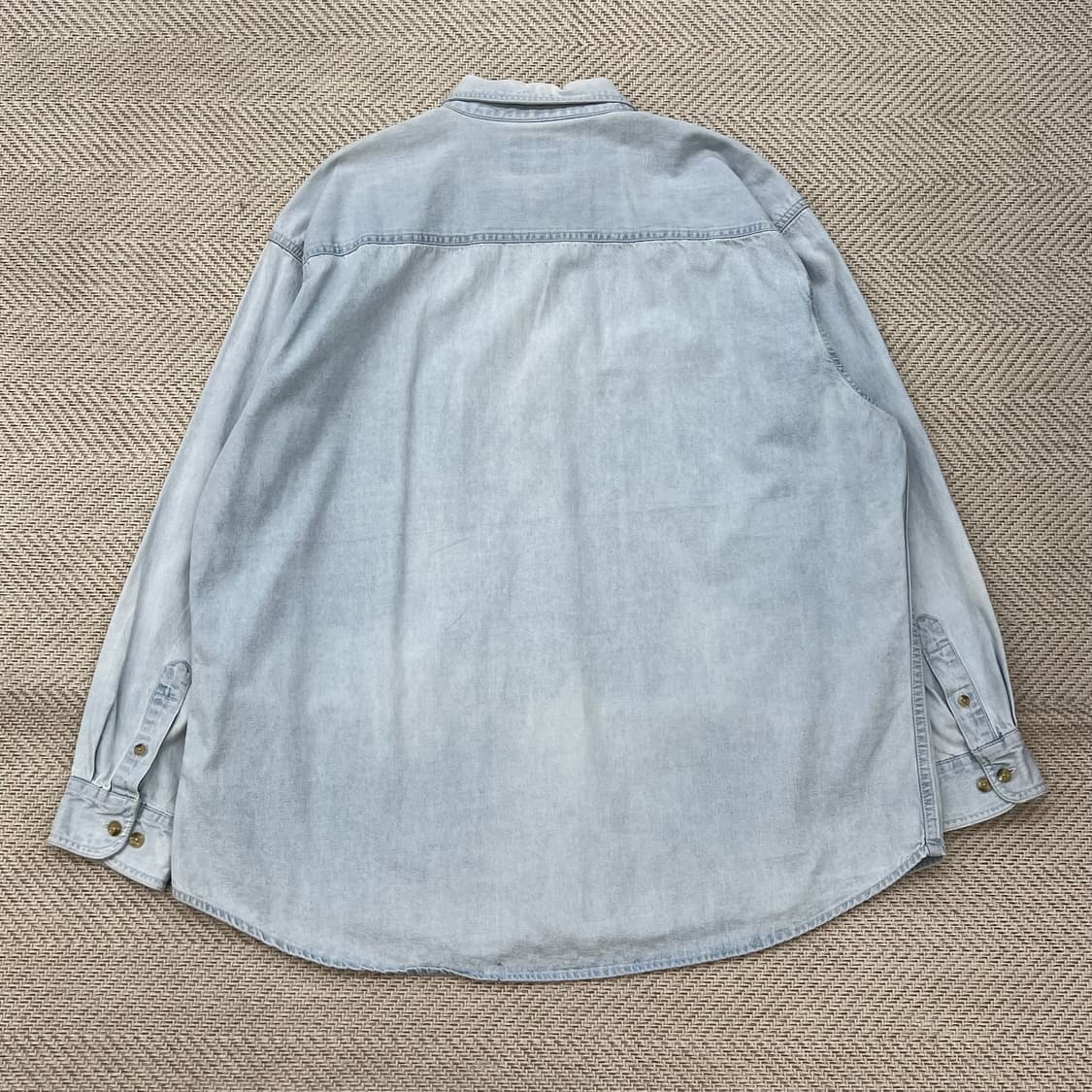 리 자수 데님셔츠 r2283 상품이미지2