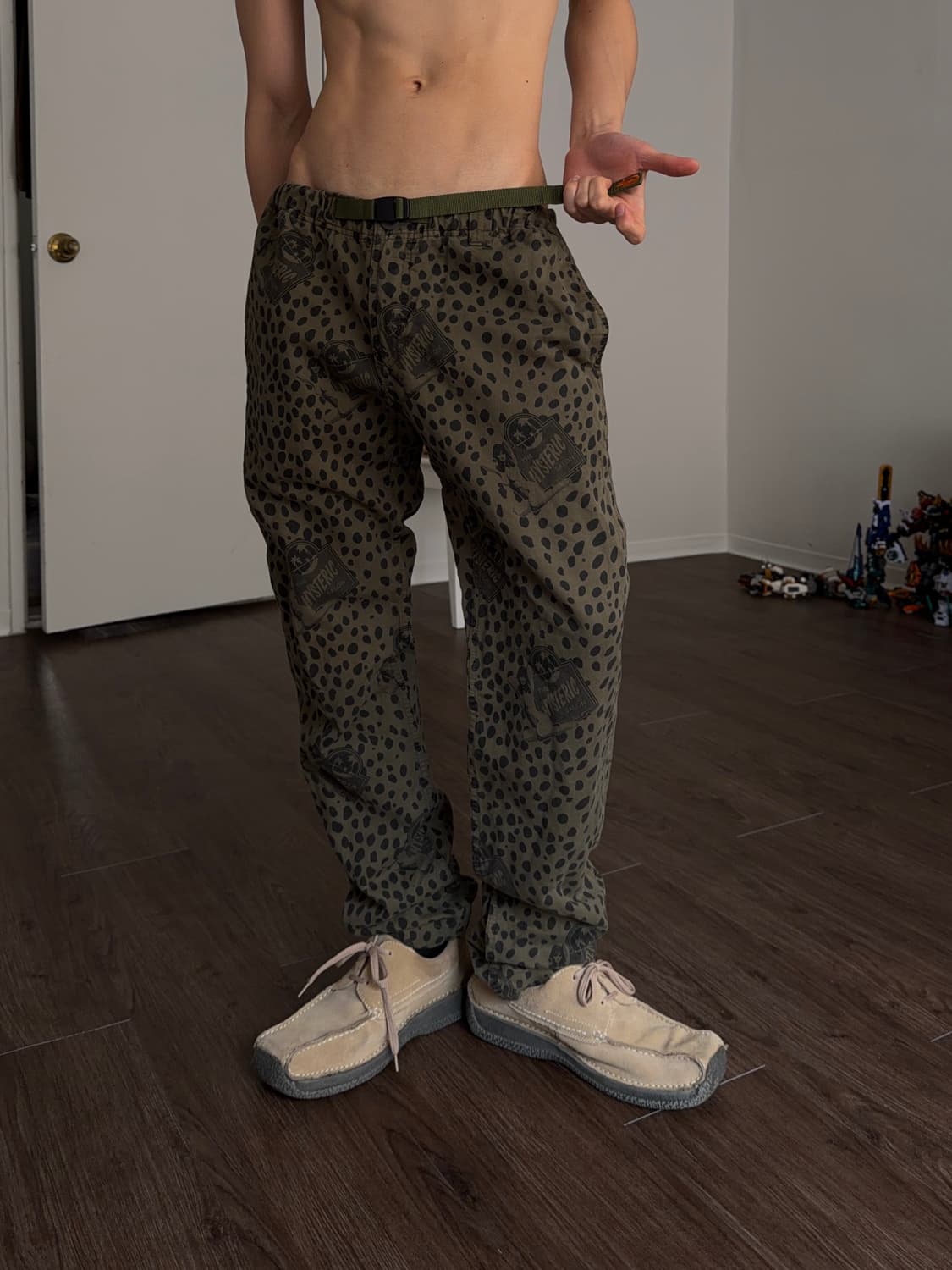 Hysteric 올오버 레오파드 팬츠 상품이미지5