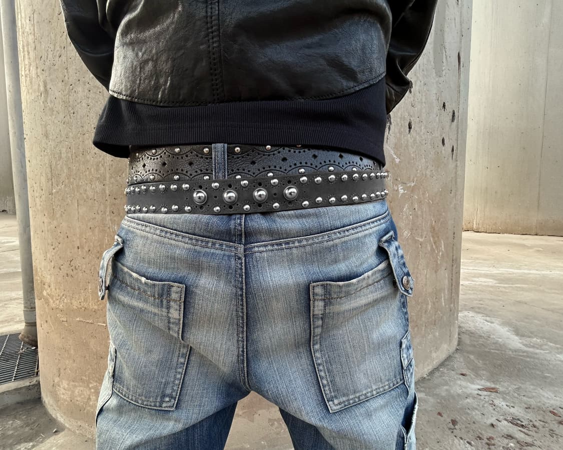 Leather stud belt 01 상품이미지2