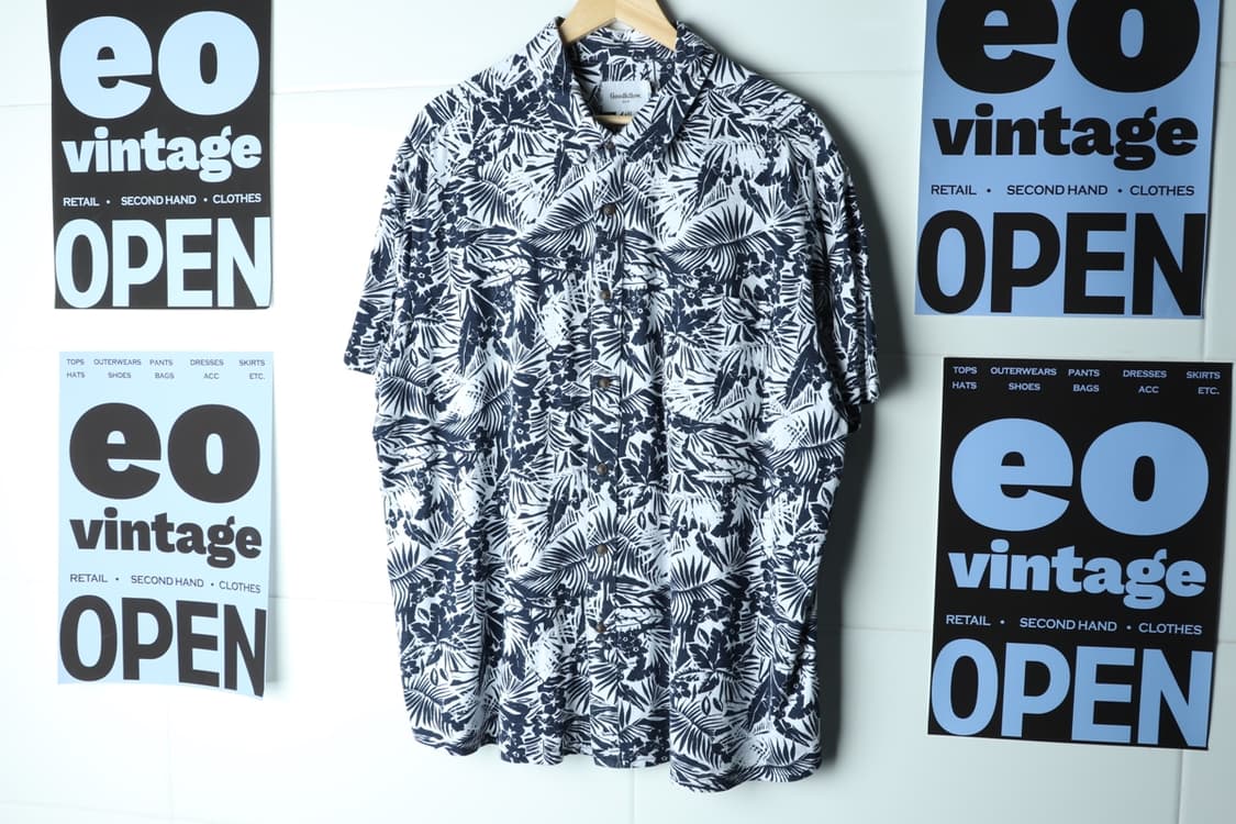 (2XL-3XL) 브랜드빈티지 반팔셔츠 남방 USA 하와이안-H33096 상품이미지2