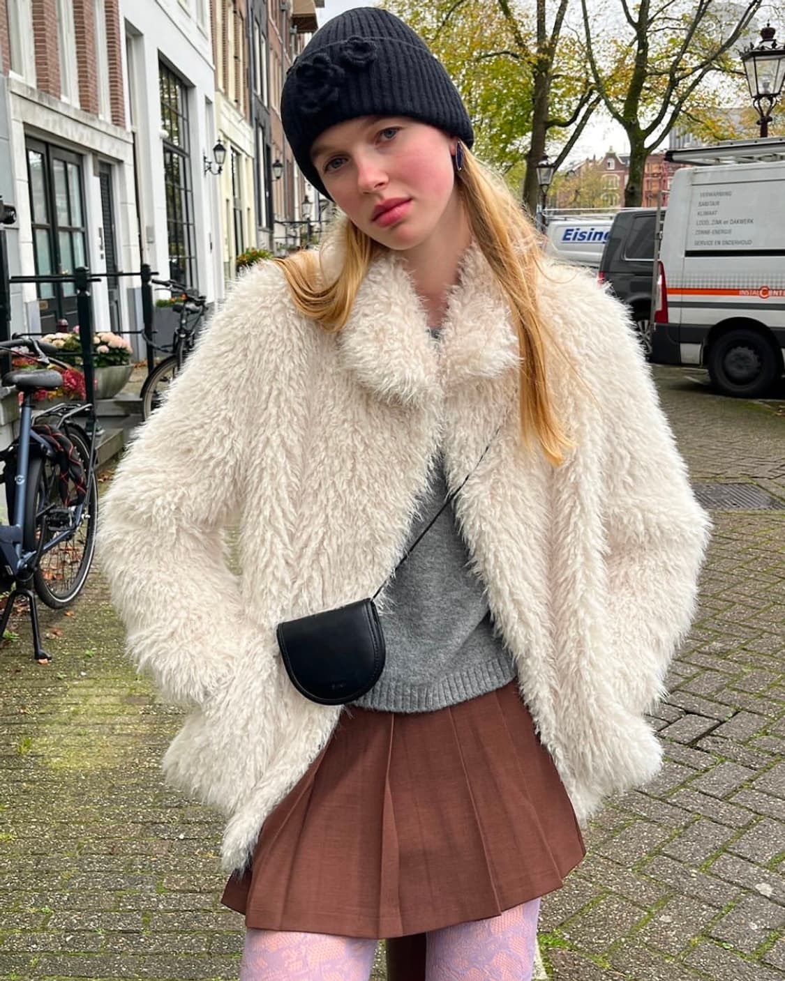 SINOON 시눈 퍼자켓 아이보리 상품이미지1