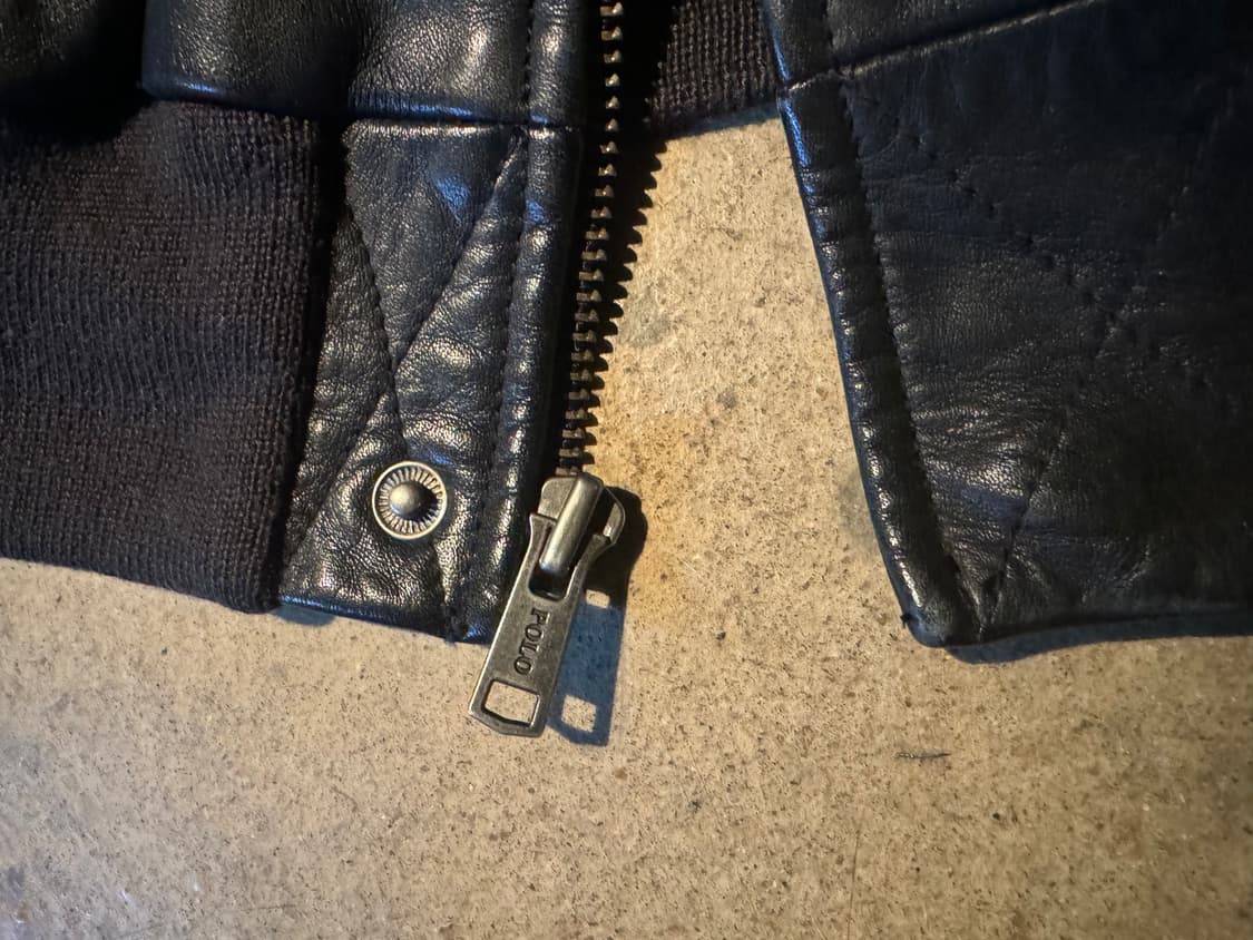 빈티지 폴로 A-2 카우하이드 자켓 상품이미지3