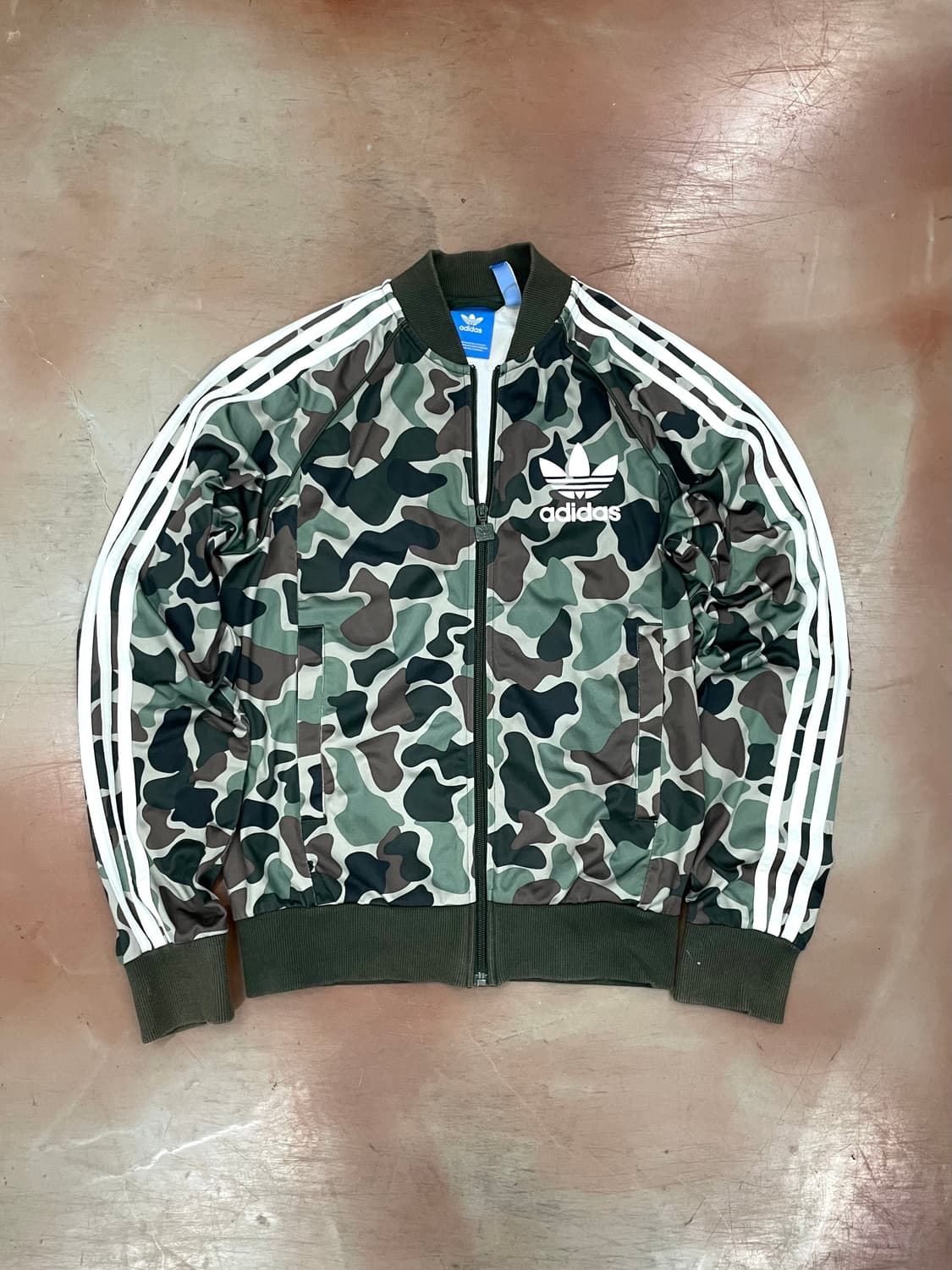  Adidas three-line camo zip-up 상품이미지3
