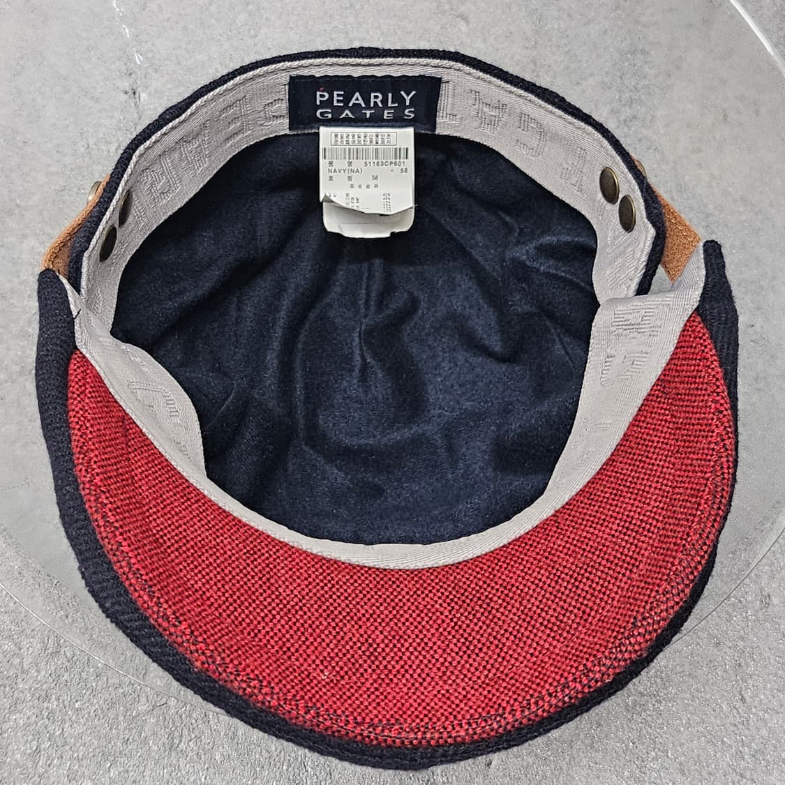 PEARLY GATES 정품  골프 헌팅캡 58cm 상품이미지7