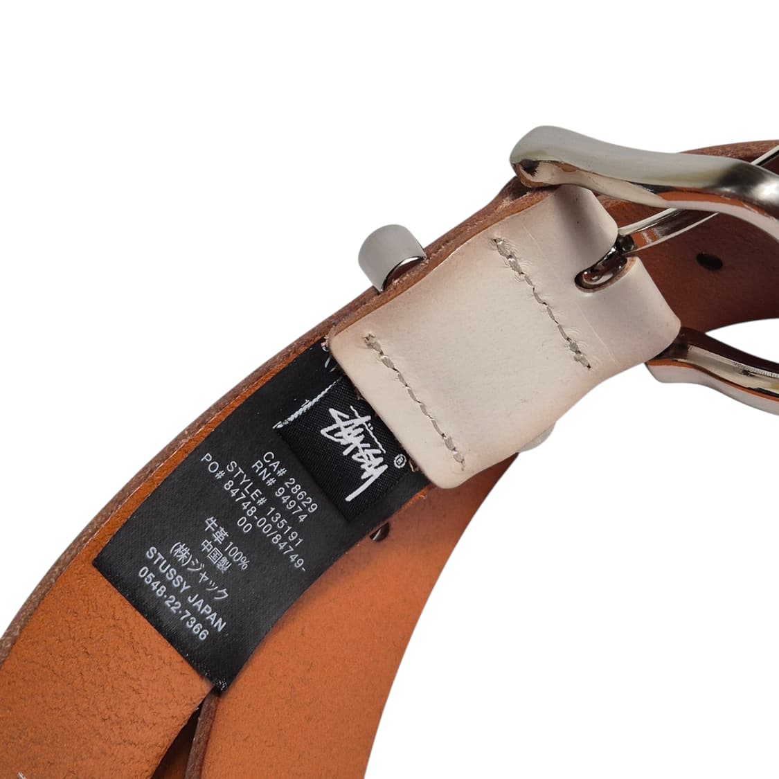 stussy) 스투시 메탈 S 팁 벨트 L/XL
 상품이미지5