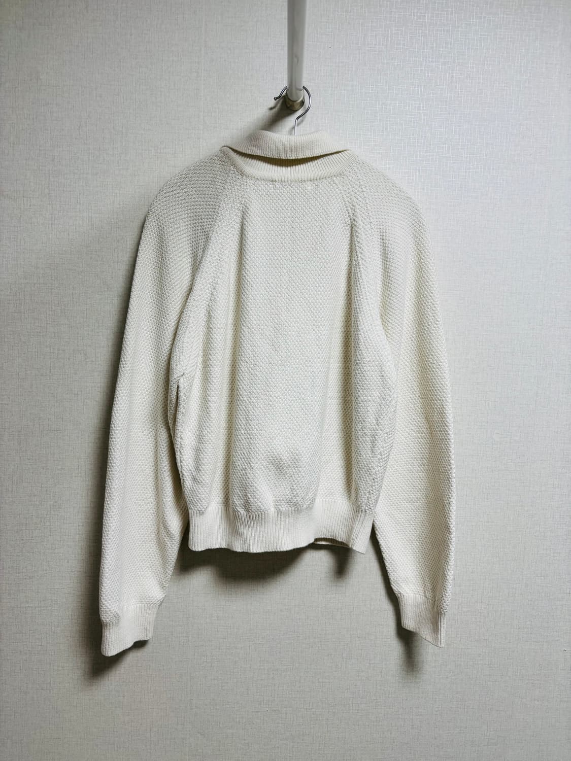 레이스 RRACE 코튼 하프집업 니트 상품이미지4