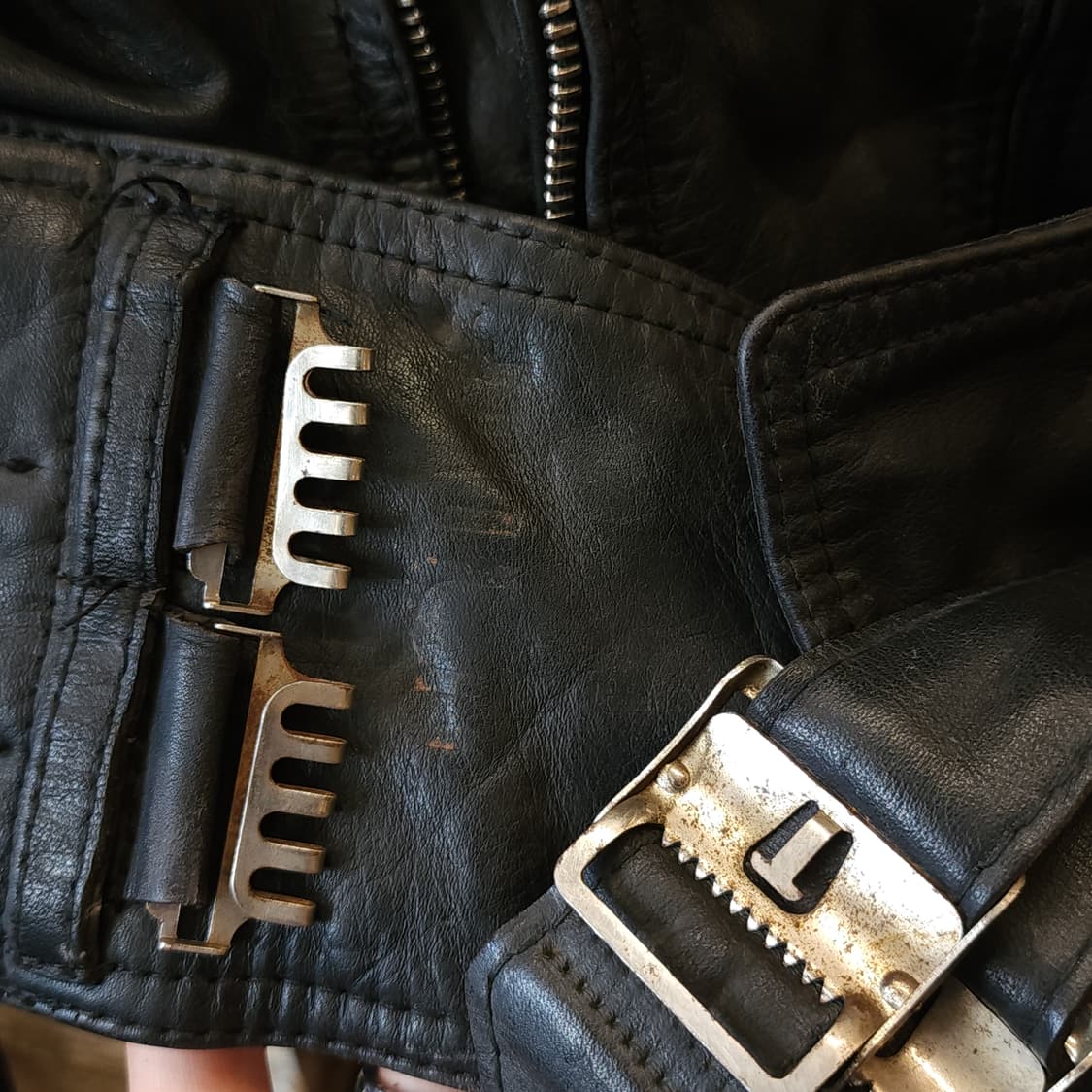 80s 빈티지 가죽자켓 독일 모터사이클 라이더 자켓 라이더 자켓 94 상품이미지7