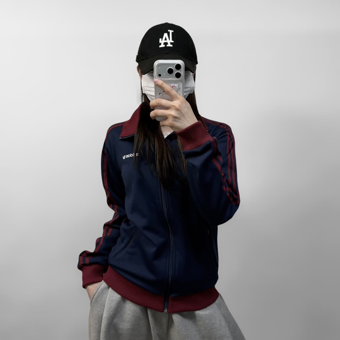 아디다스 베켄바우어 트랙탑 져지 네이비 레드 상품이미지1