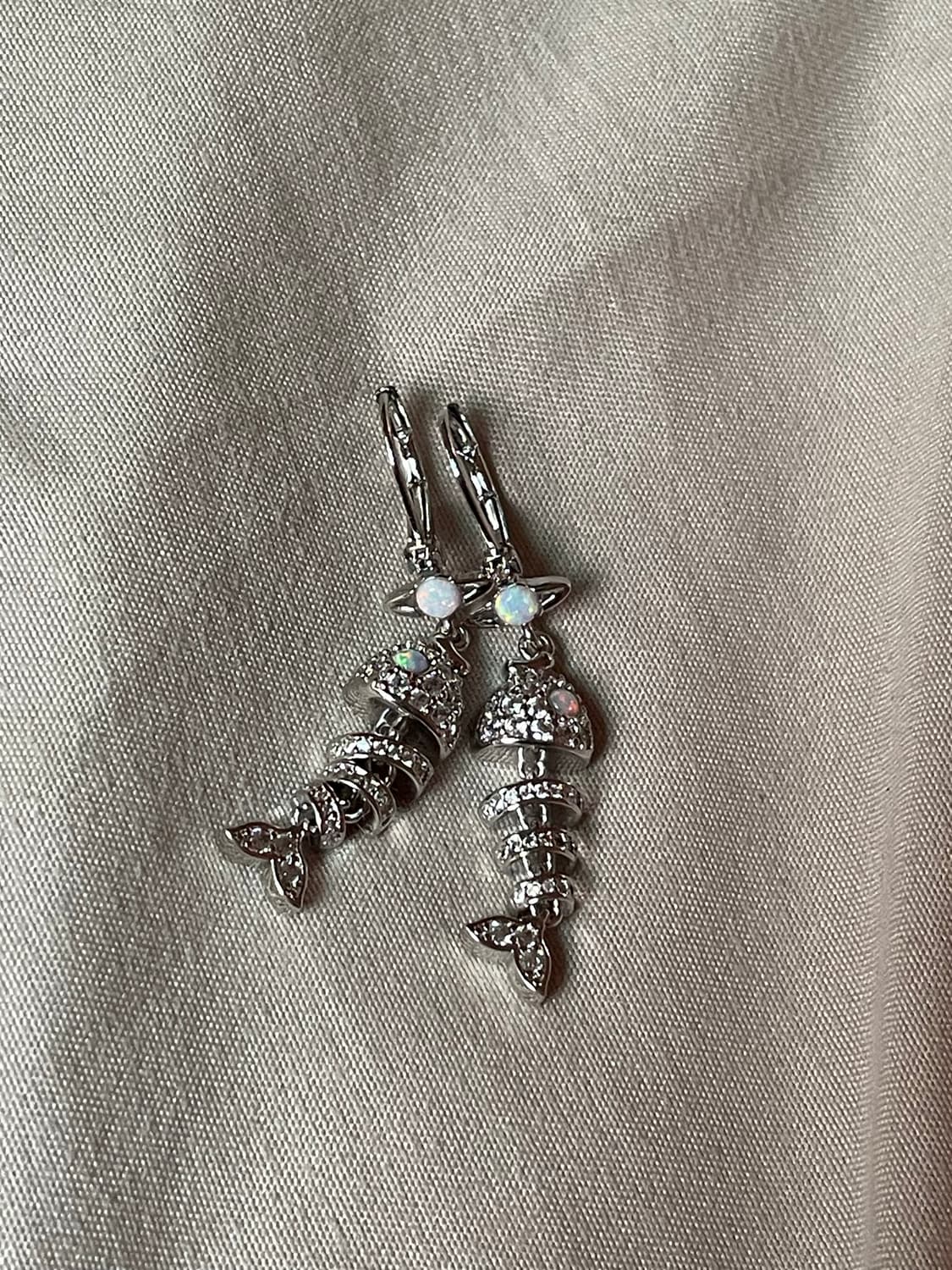 비비안웨스트우드 빈티지 피쉬본 복각형 이어링 상품이미지2