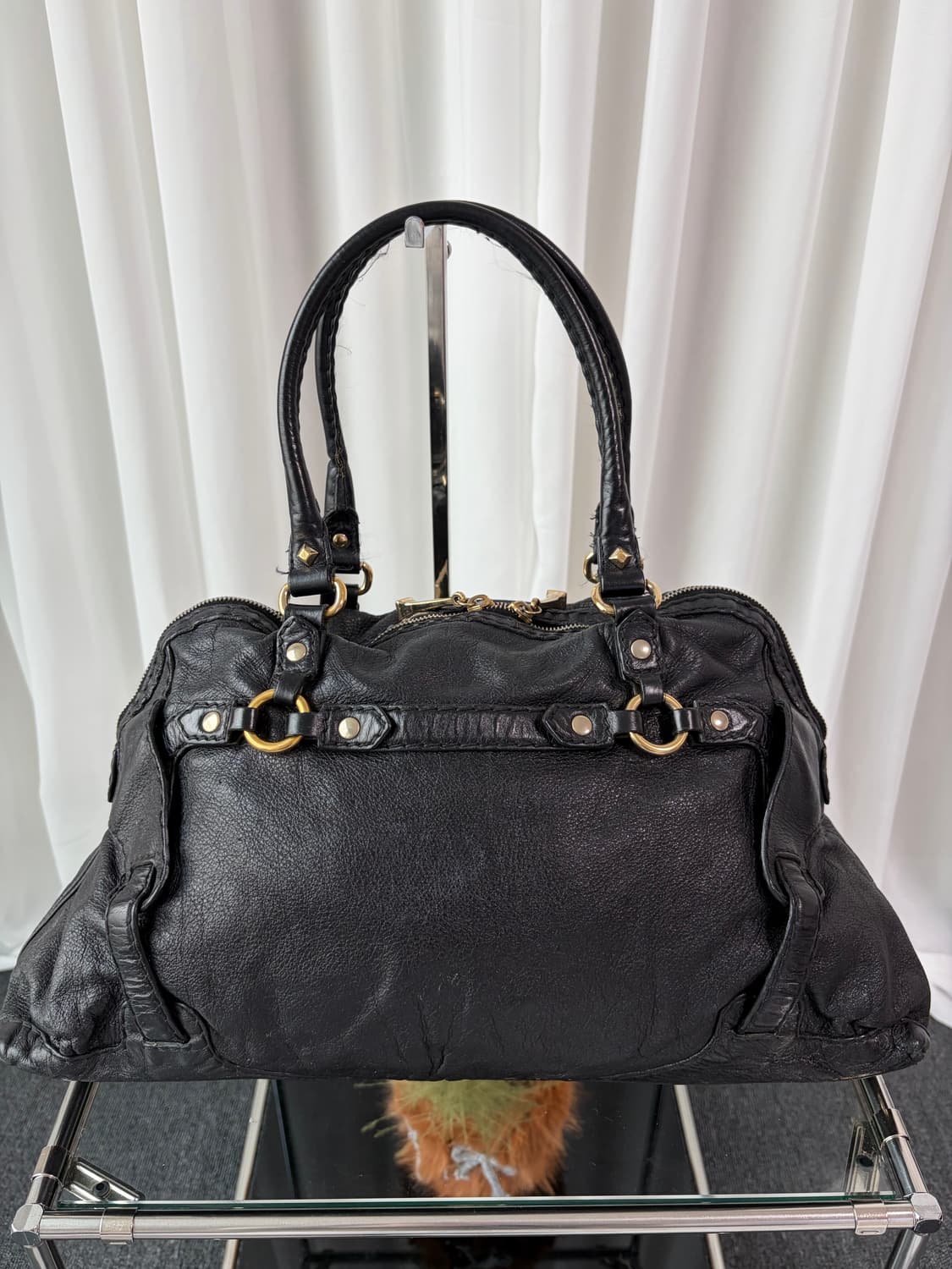 구찌 홀스빗 레더 숄더백 상품이미지3